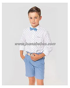 SPAGNOLO CAMISA CUELLO CUTAWAY POPELIN ESTAMPADO