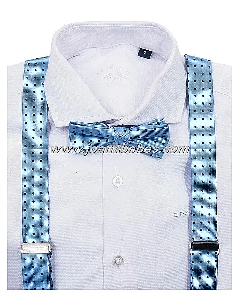 SET TIRANTES + PAJARITA JACQUARD