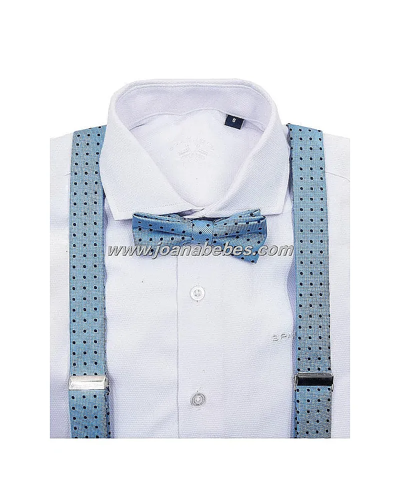 SET TIRANTES + PAJARITA JACQUARD