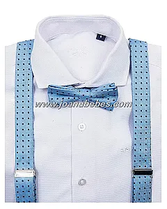 SET TIRANTES + PAJARITA JACQUARD