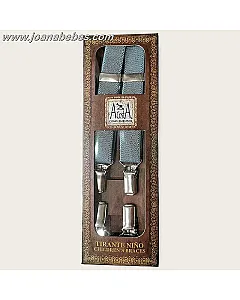 Tirante Infantil de 4 pinzas verde empolvado