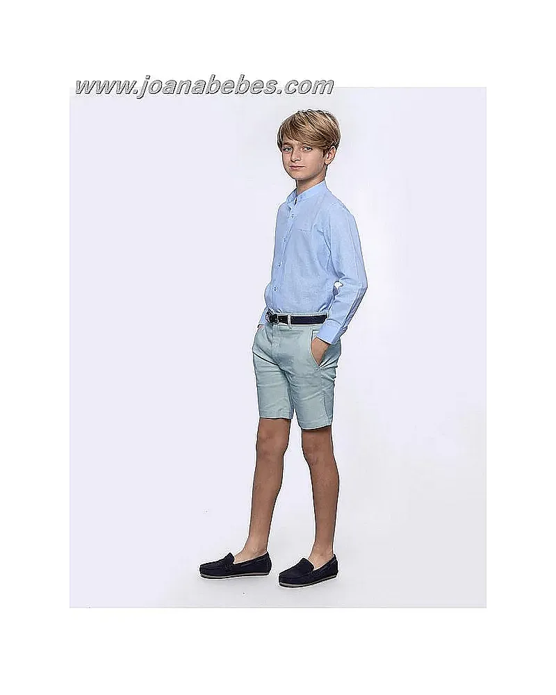 SPAGNOLO BERMUDA BASICA ESTRUCTURA VERDE