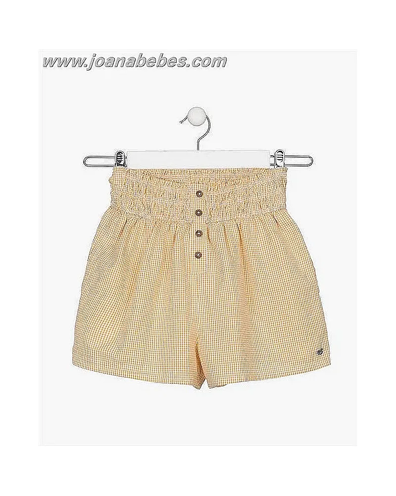 LOSAN SHORT VICHY MOSTAZA 31G-9006