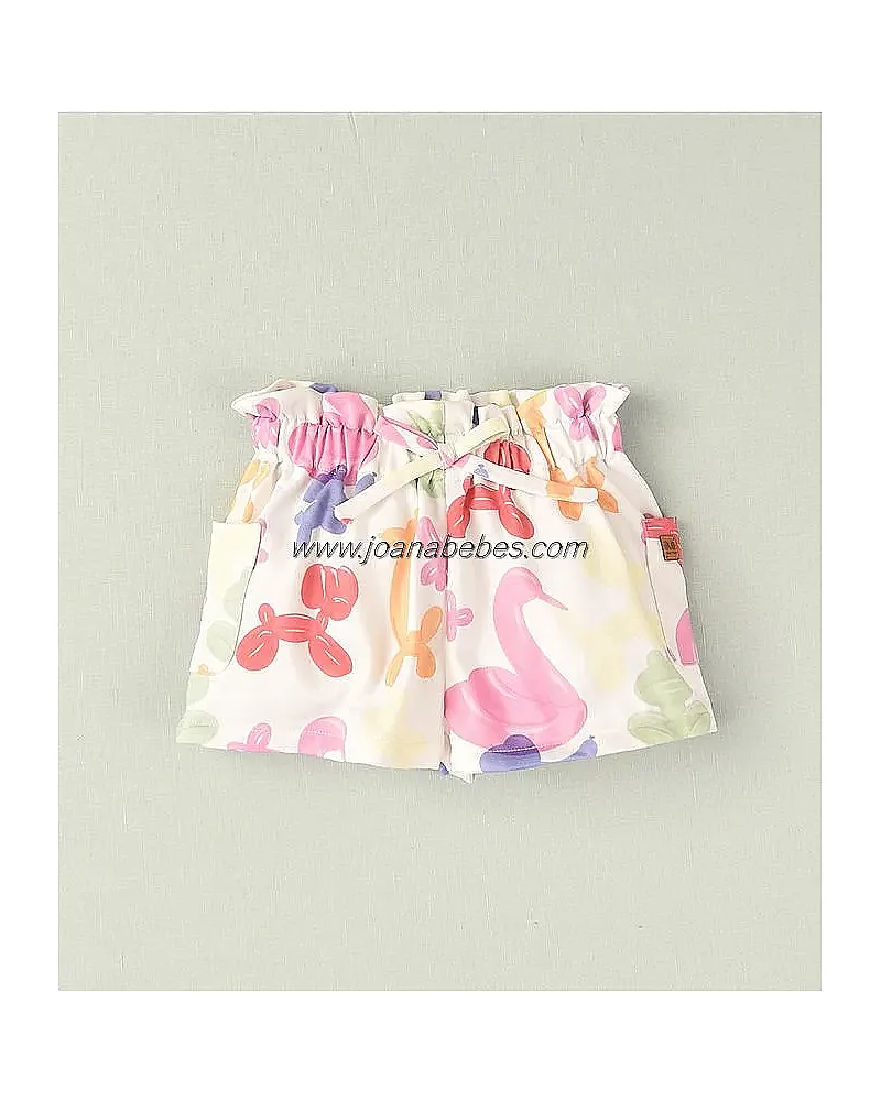 JOSE VARON SHORT FELPA ESTAMPADA