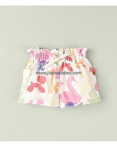 JOSE VARON SHORT FELPA ESTAMPADA