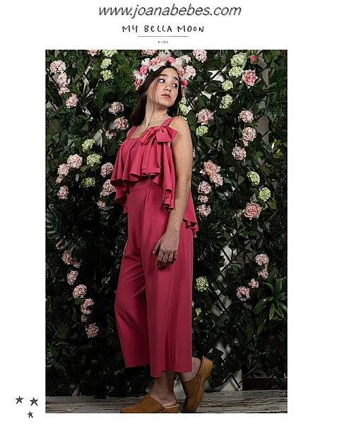 MONO DE CREP CON TIRANTES CORAL