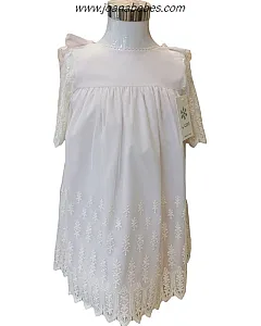 COPO VESTIDO ROSA TUL BORDADO