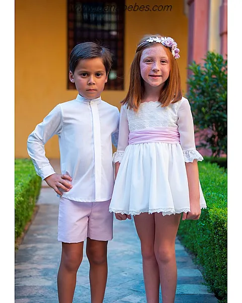 EVA MARTINEZ CONJUNTO NIÑO CEREMONIA DAMARIS