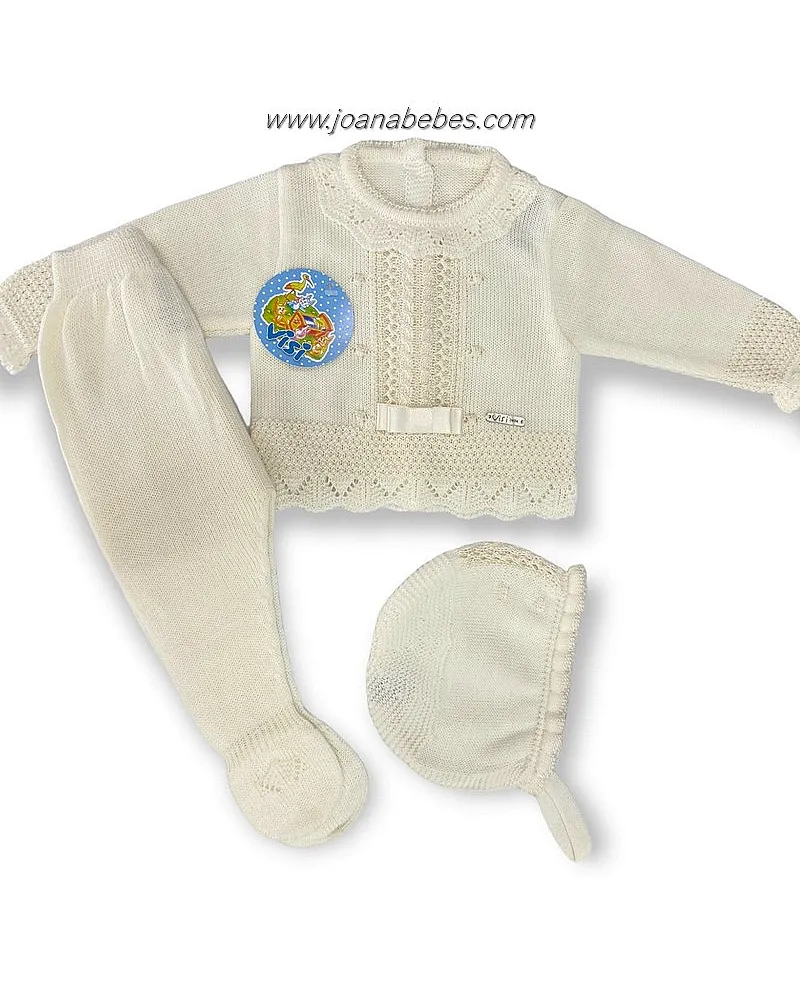 VISI CONJUNTO 3 PIEZAS CRUDO