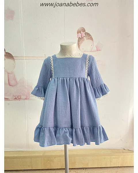 JUELIETAS VESTIDO BAMBULA MANGA FRACESA