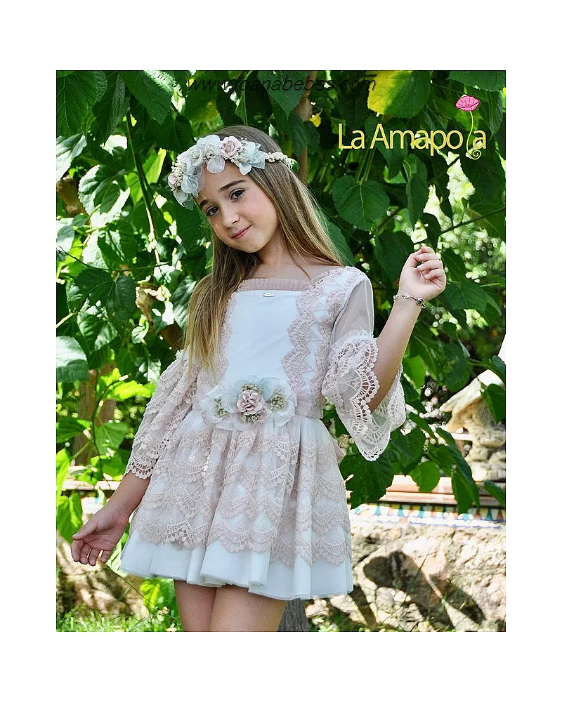 LA AMAPOLA VESTIDO TALLE BAJO INGRID