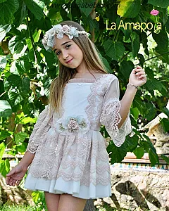 LA AMAPOLA VESTIDO TALLE BAJO INGRID