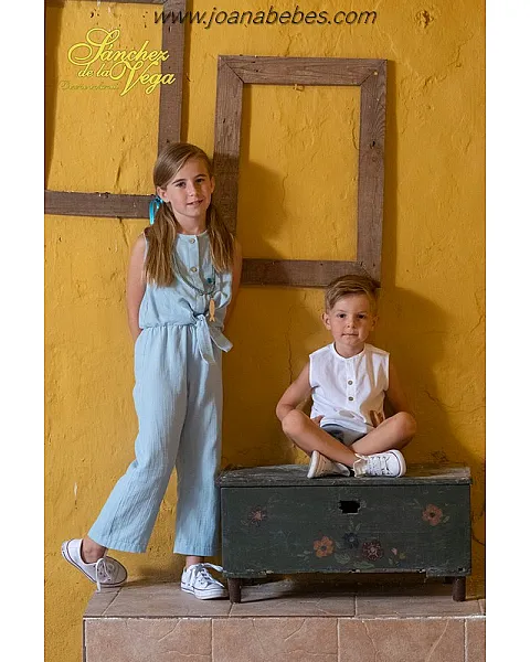 SANCHEZ DE LA VEGA MONO BJUELIETAS VESTIDO BAMBULA MANGA FRACESAAMBULA SYRA