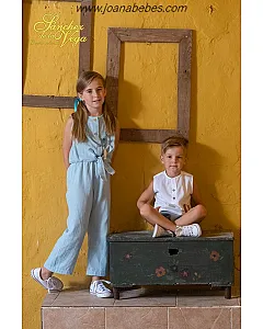 SANCHEZ DE LA VEGA MONO BJUELIETAS VESTIDO BAMBULA MANGA FRACESAAMBULA SYRA