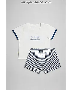 YSABEL MORA CONJUNTO BEBÉ MANGA CORTA