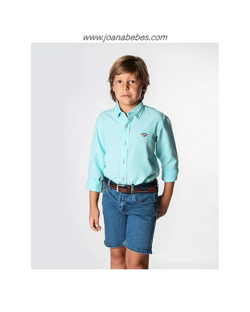 SPAGNOLO CAMISA CUELLO BOTON OXFORD