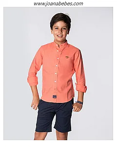 SPAGNOLO CAMISA CUELLO MAO LINO