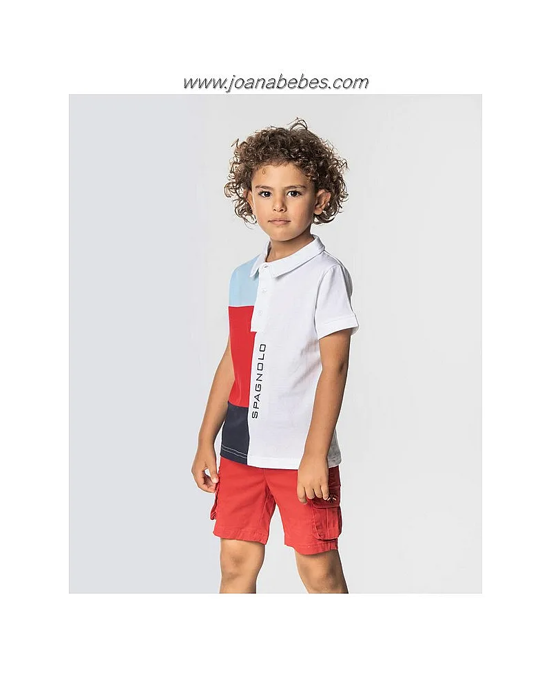 SPAGNOLO CONJUNTO POLO Y BERMUDA