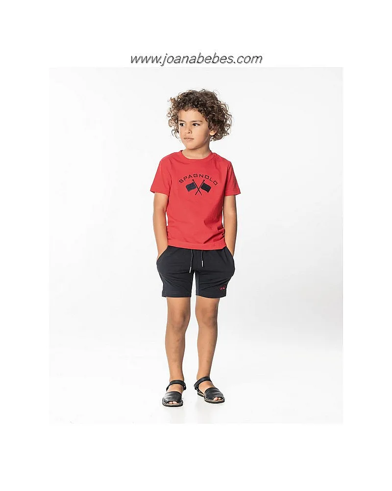 SPAGNOLO CONJUNTO CAMISETA Y BERMUDA