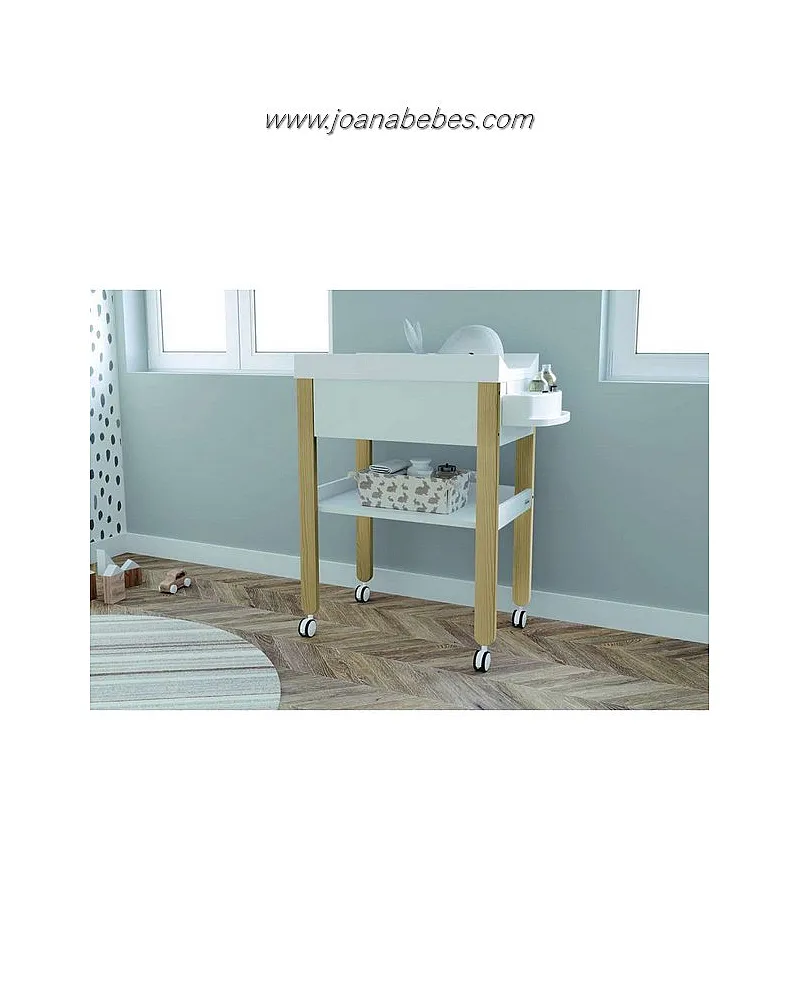 Trama Bañera Vestidor Madera Nona Para Bebés