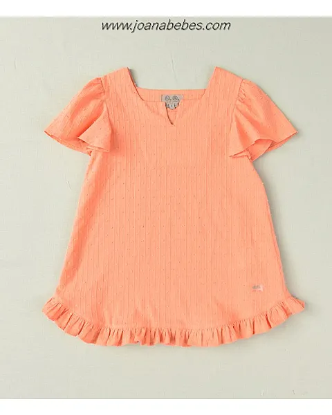 JOSE VARON KAFTAN PLUMEI CORAL