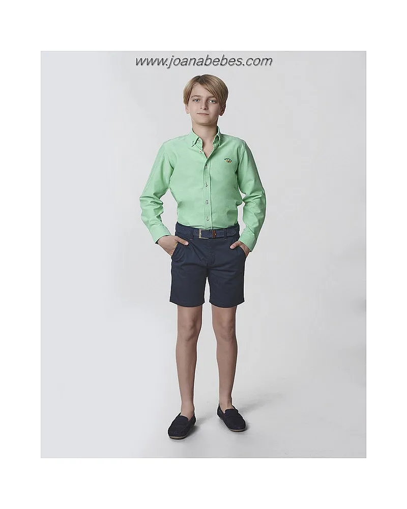 SPAGNOLO BERMUDA BASICA GABARDINA MARINO SPAGNOLO BERMUDA BASICA GABARDINA MARINO