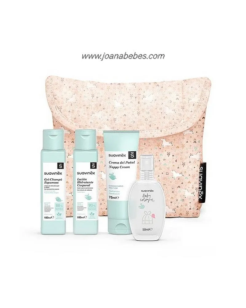 Suavinex Neceser tela viaje CORAL