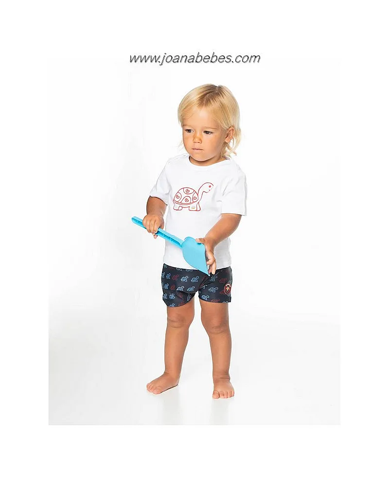SET CAMISETA BAÑADOR TORTUGAS MARINO