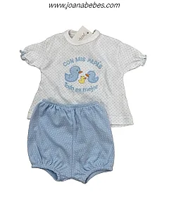 CONJUNTO 2 PIEZAS CON MIS PAPAS TODO ES MEJOR