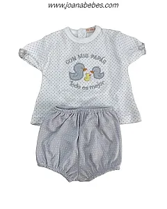 CONJUNTO 2 PIEZAS CON MIS PAPAS TODO ES MEJOR