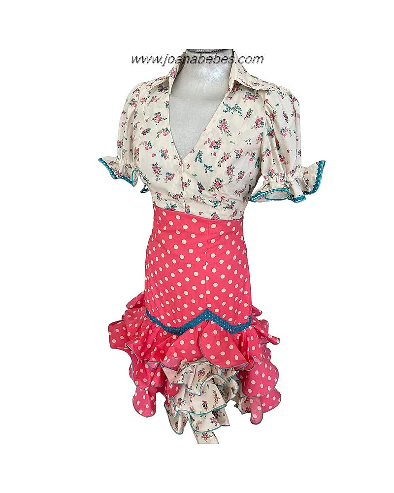 FALDA Y BLUSA ESTAMPADA