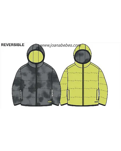 LOSAN PARKA REVERSIBLE DARK GREY