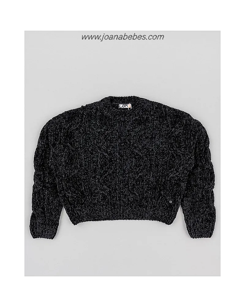LOSAN JERSEY CHENILLA NEGRO