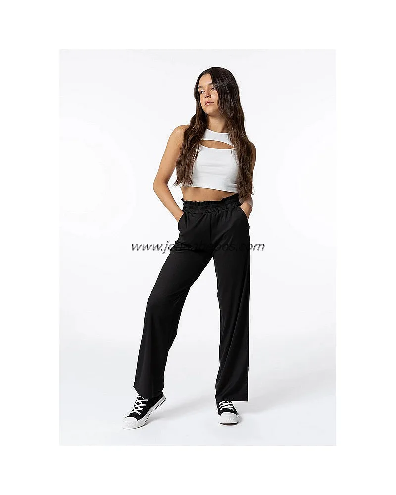 TIFFOSI Pantalón Paperbag Canalé