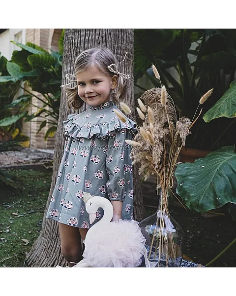 JOSE VARON VESTIDO ESTAMPADO