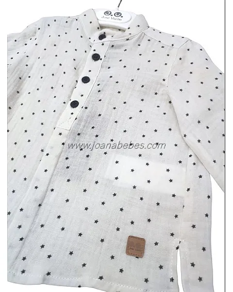 JOSE VARON BLUSA ESTRELLAS BEIG