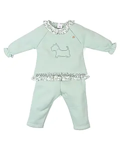 TONY BAMBINO CONJUNTO VERDE AGUA