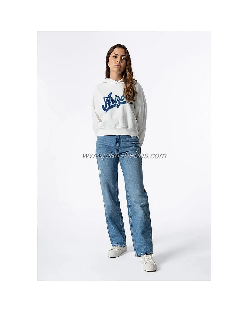 TIFFOSI Jeans Taylor Straight Fit Tiro Alto C/ Rotos TIFFOSI Jeans Taylor Straight Fit Tiro Alto C/ Rotos