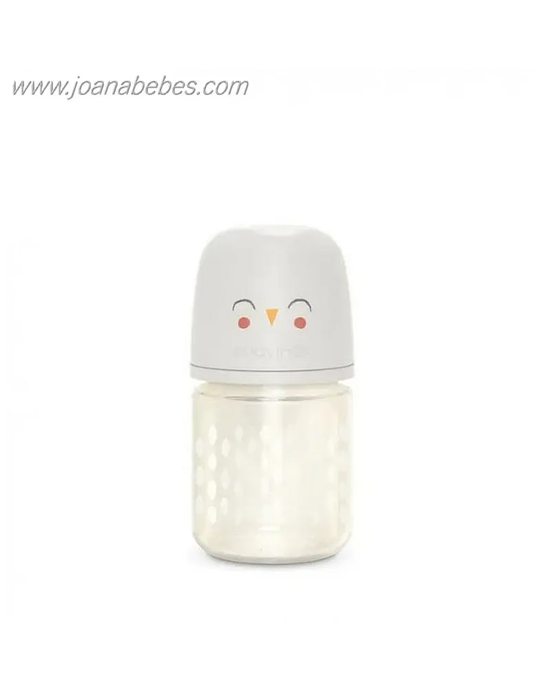 Biberon Vidrio 120ml Bonhomia Feather BEIG Suavinex