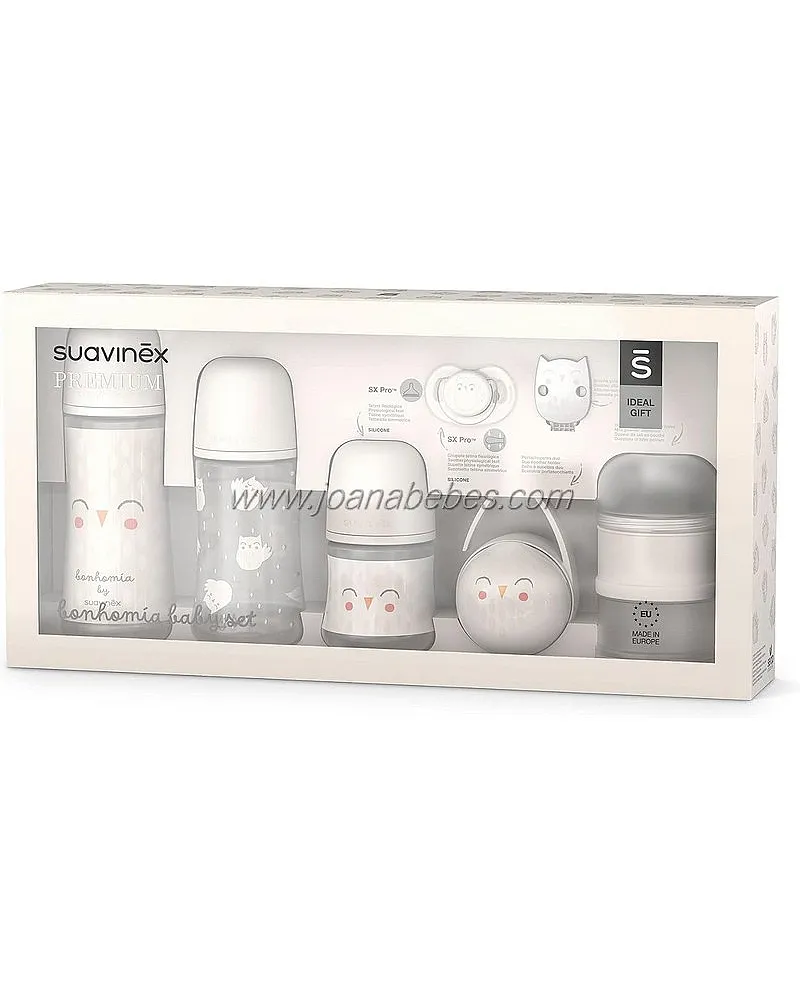 SET DE REGALO WELCOME BABY BONHOMIA BEIGE