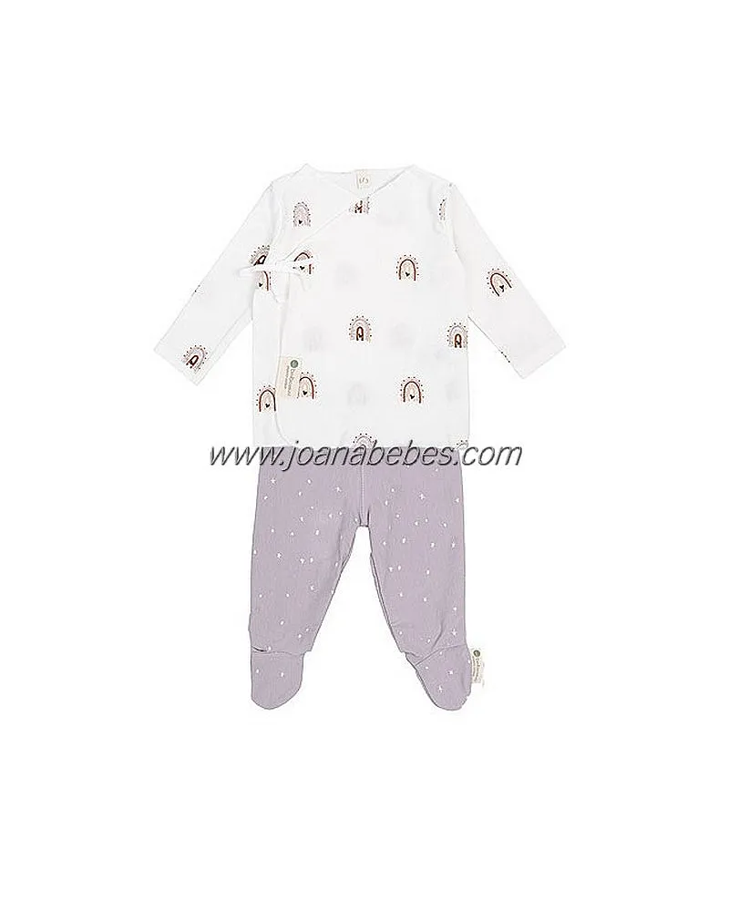 Jubon y polaina HAPPY DAYS LILA