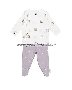 Jubon y polaina HAPPY DAYS LILA