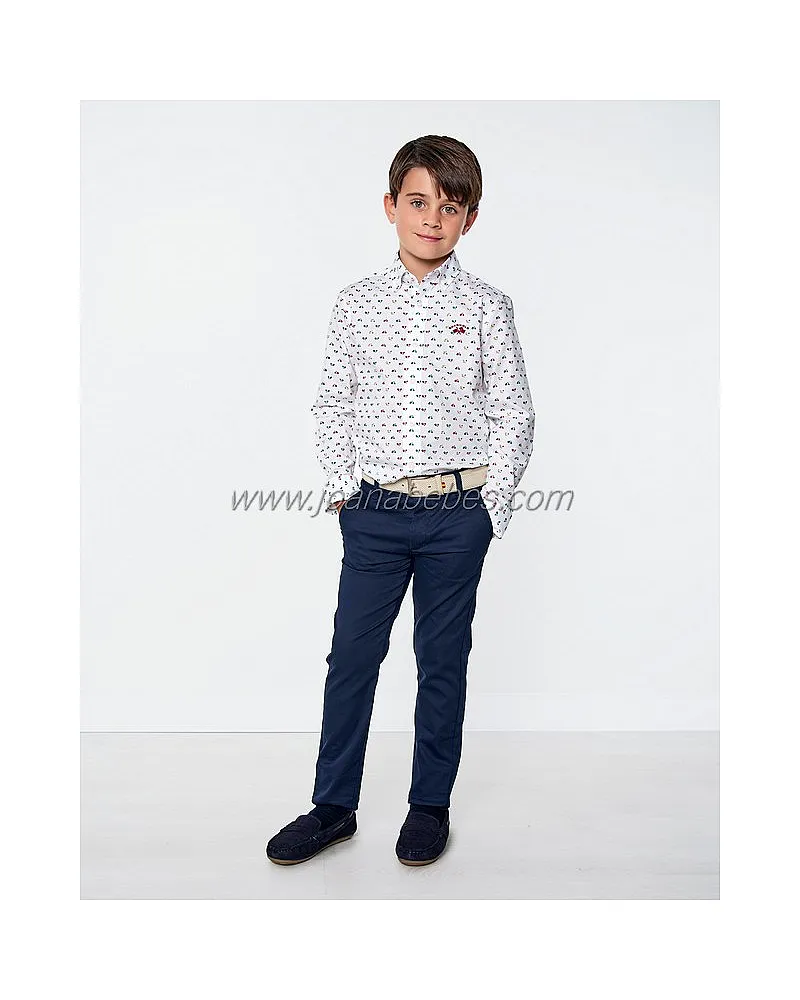 SPAGNOLO PANTALON CHINO ESTAMPADO
