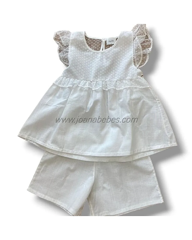 Camison y pantalon combinado plumeti