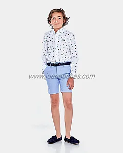 SPAGNOLO CAMISA CUELLO BOTON POPELIN ESTAMP