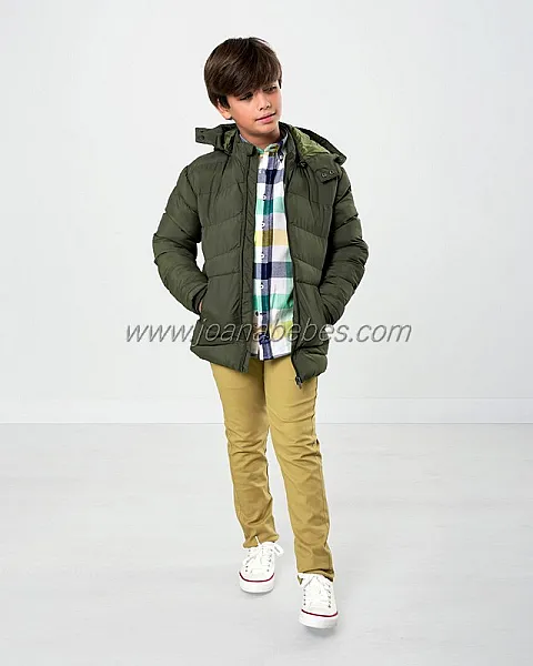 SPAGNOLO CAZADORA ACOLCHADA VERDE