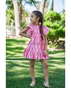 LA ORMIGA VESTIDO ETNICO CORAL