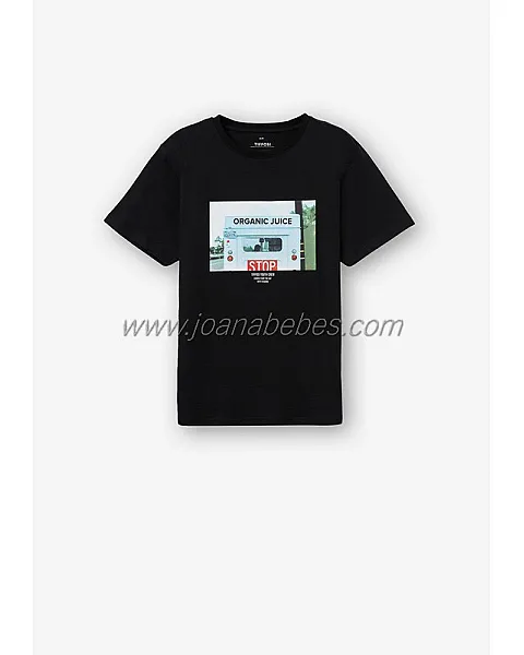 TIFFOSI CAMISETA FRANCO NEGRO