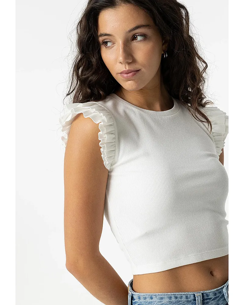 TIFFOSI CAMISETA GAMBA BLANCO
