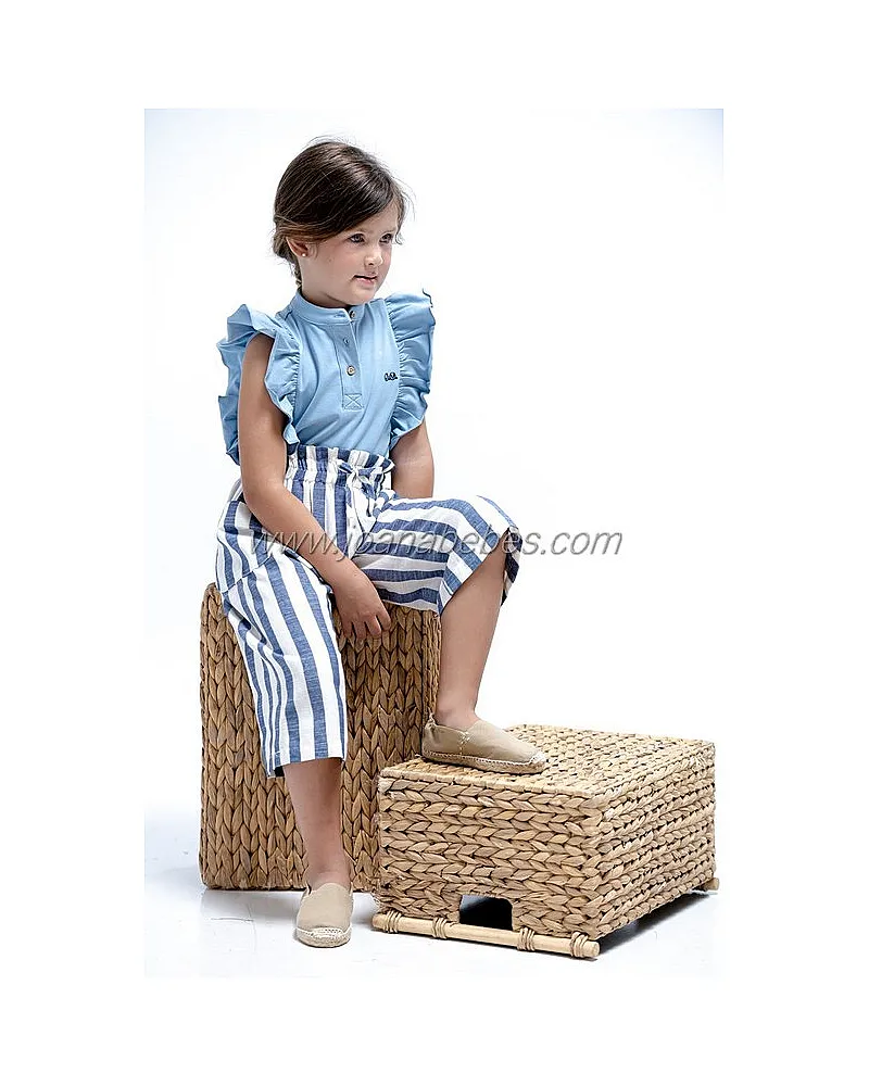 JOSE VARON PANTALON PALAZO RAYAS TINTA